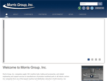 Tablet Screenshot of morrisgroupinc.com